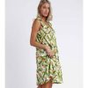 Mujer Admas Vestidos | Vestido High Summer Blanco, Verde