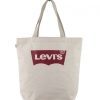 Mujer Levi's Bolsos | Bolsa Batwing Tote Blanco -30X14X39Cm-