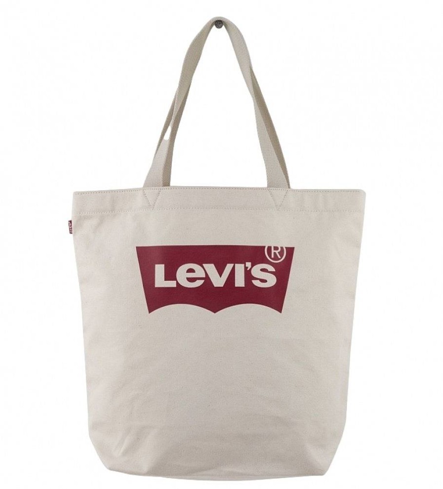 Mujer Levi's Bolsos | Bolsa Batwing Tote Blanco -30X14X39Cm-