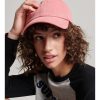 Mujer Superdry Gorras Y Gorros | Gorra Vintage Logo Rosa