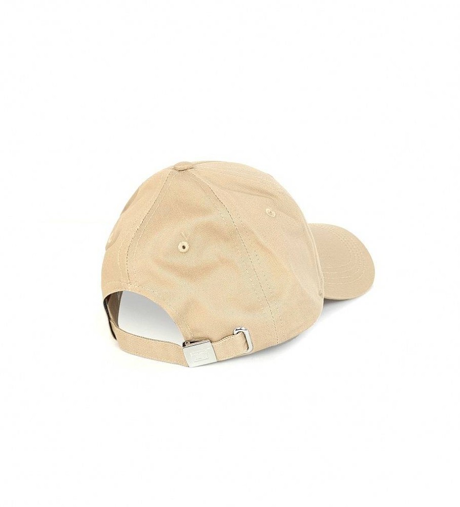 Mujer Tommy Hilfiger Gorras Y Gorros | Gorra Essential Flag Beige