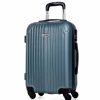 Mujer ITACA Viaje | Maleta De Viaje Cabina Rigida 4 Ruedas T71550 Aguamarina -55X38X20Cm-