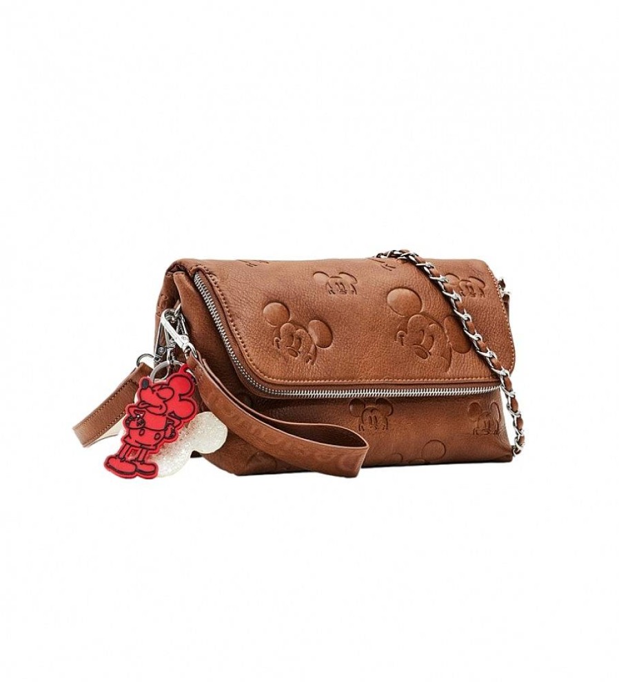 Mujer Desigual Bolsos | Bolso All Mickey Venecia Marron