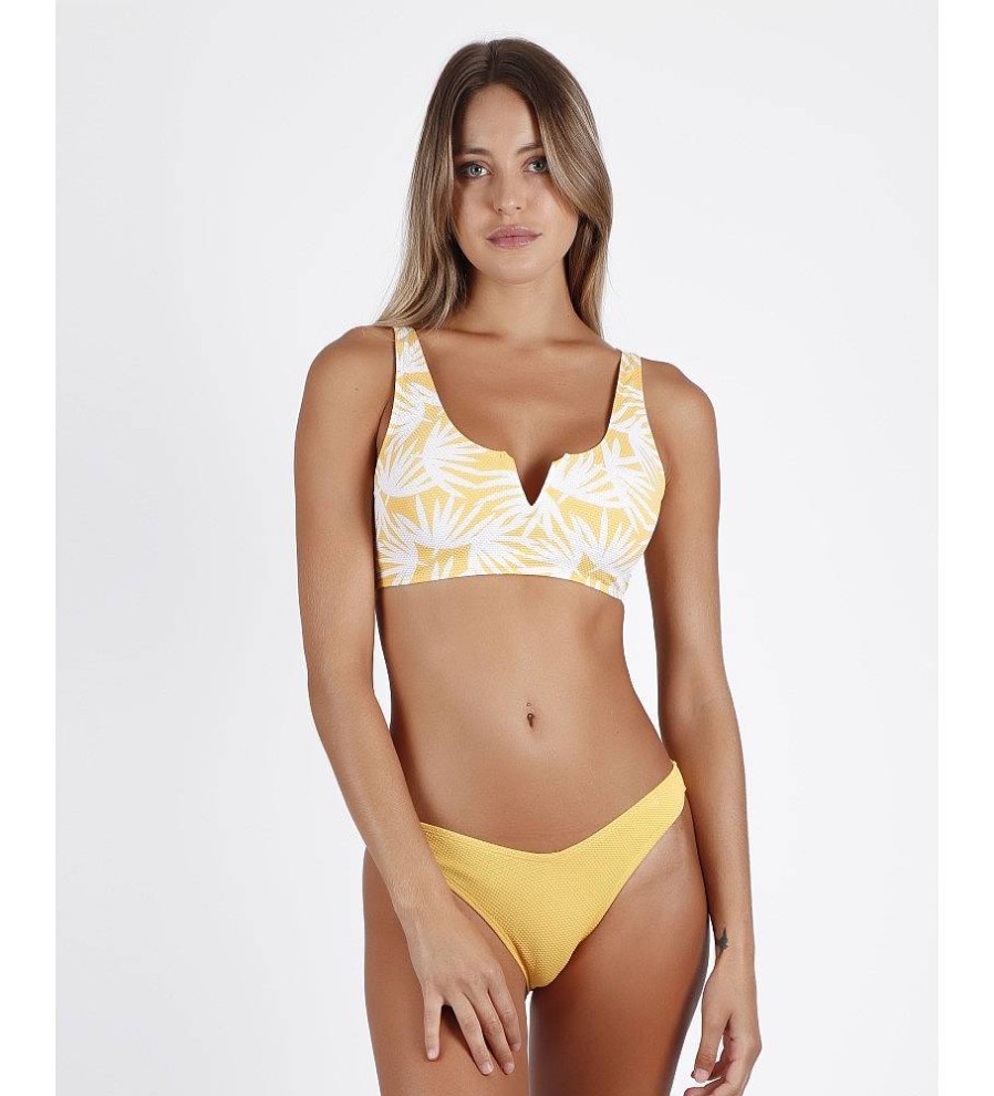 Mujer Admas Moda Bano | Bikini Palm Spring Amarillo