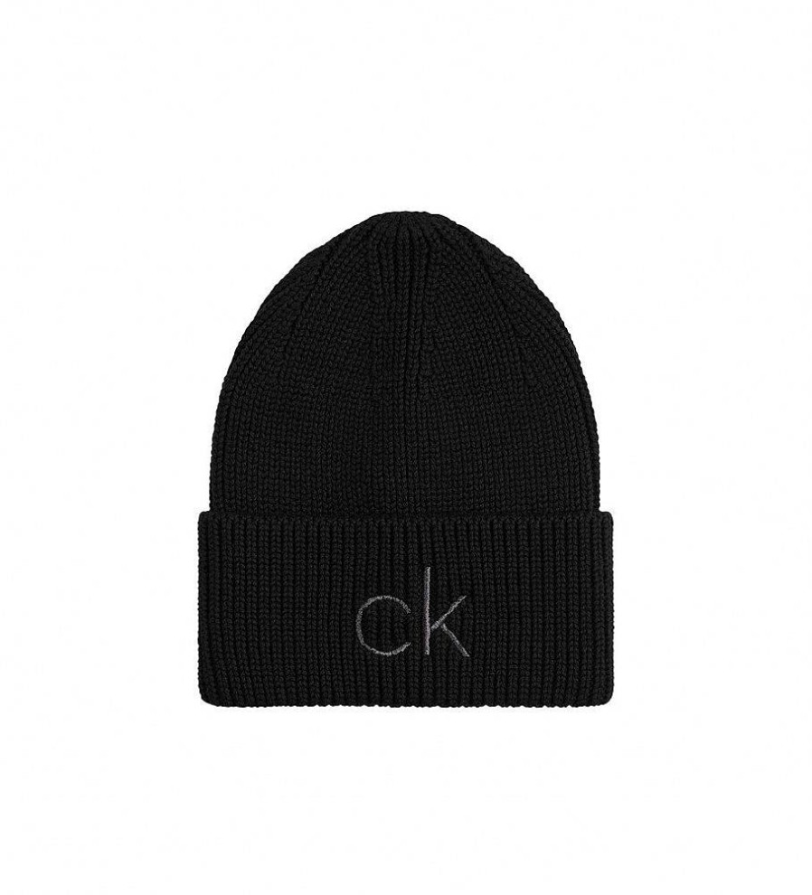 Mujer Calvin Klein Gorras Y Gorros | Gorro Re-Lock Negro