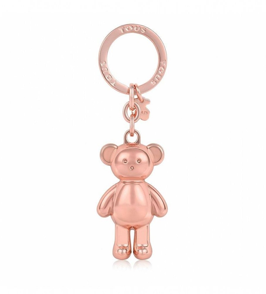 Mujer Tous Carteras Y Monederos | Llavero Oso Teddy Bear Rosa