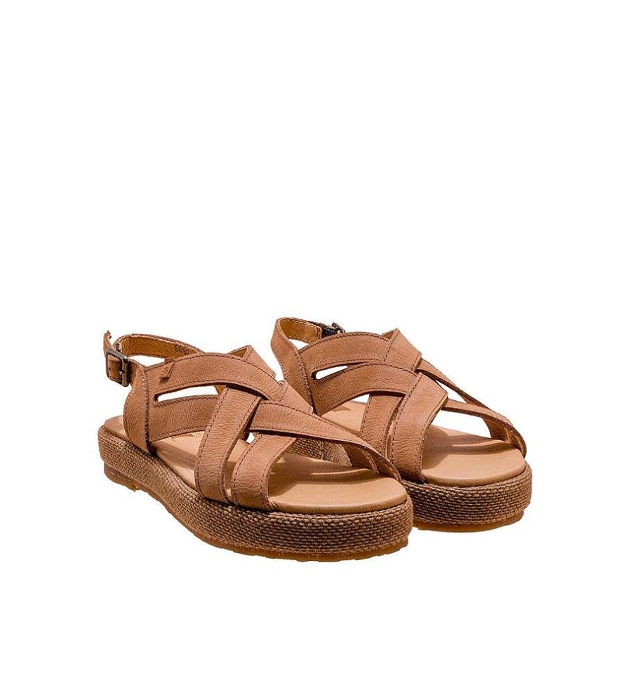 Mujer El Naturalista Sandalias | Sandalias De Piel N5882 Bosana Marron