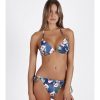 Mujer Admas Moda Bano | Bikini Triangulo Push Up Marino