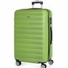 Mujer ITACA Viaje | Maleta De Viaje Grande 4 Ruedas Trolley 71270 Verde -68X47X30Cm-