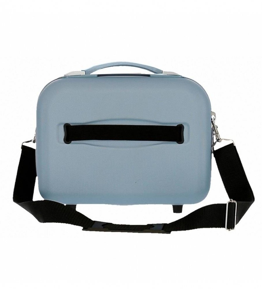 Mujer Movom Bolsos | Neceser Movom Riga Abs Adaptable Azul -29X21X15Cm-