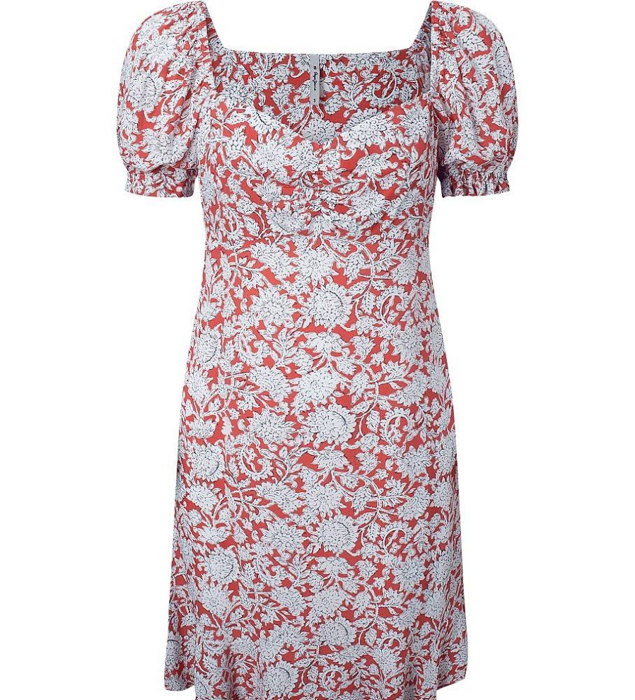 Mujer Pepe Jeans Vestidos | Vestido Pavana Rojo