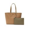 Mujer Lacoste Bolsos | Bolso Anna Reversible Bicolor Maron, Verde