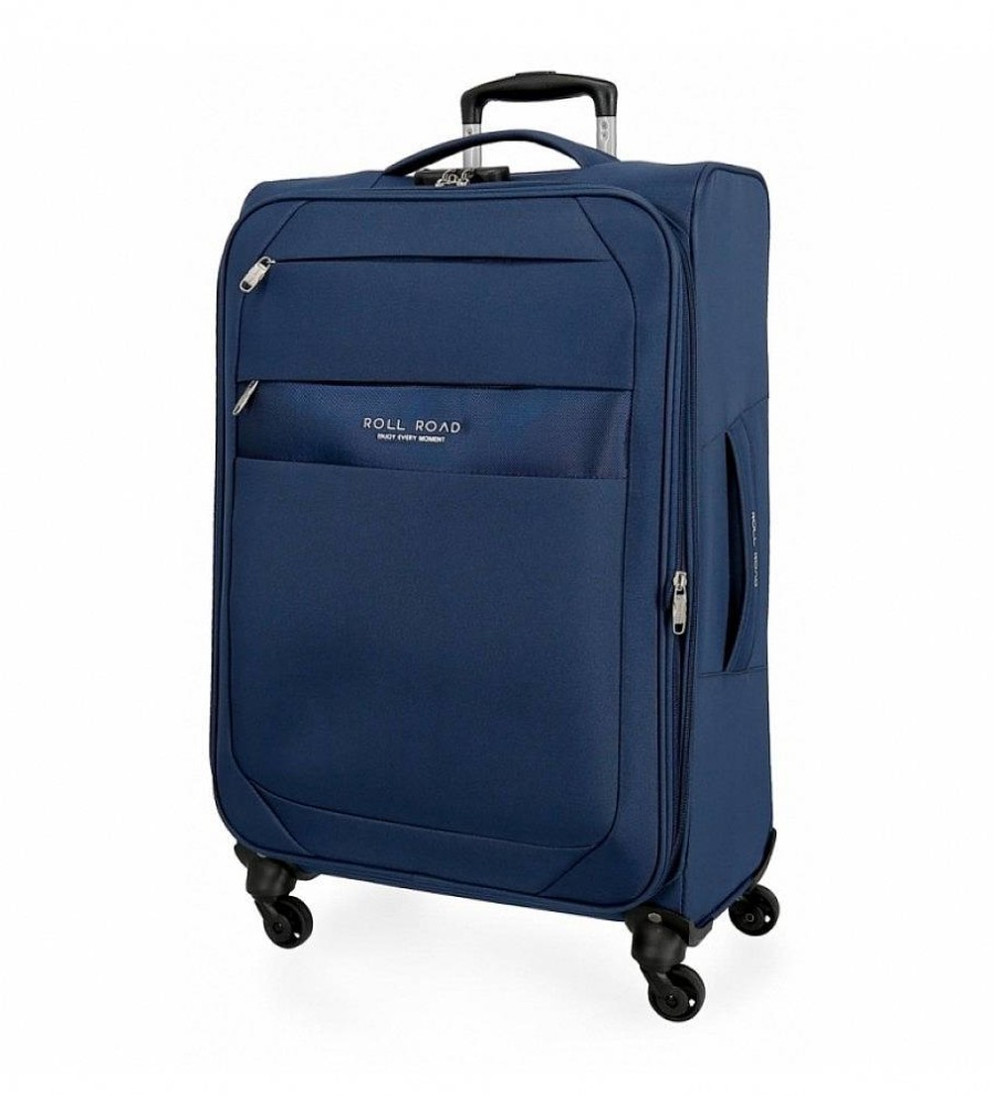 Mujer Roll Road Viaje | Maleta Mediana Roll Road Royce 66Cm Azul -43X66X26Cm-