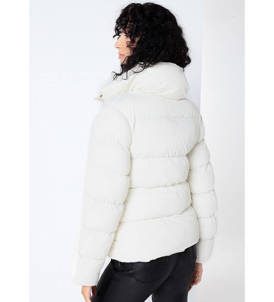 Mujer Victorio & Lucchino, V&L Chaquetas Y Abrigos | Abrigo Acolchado Puffer Blanco