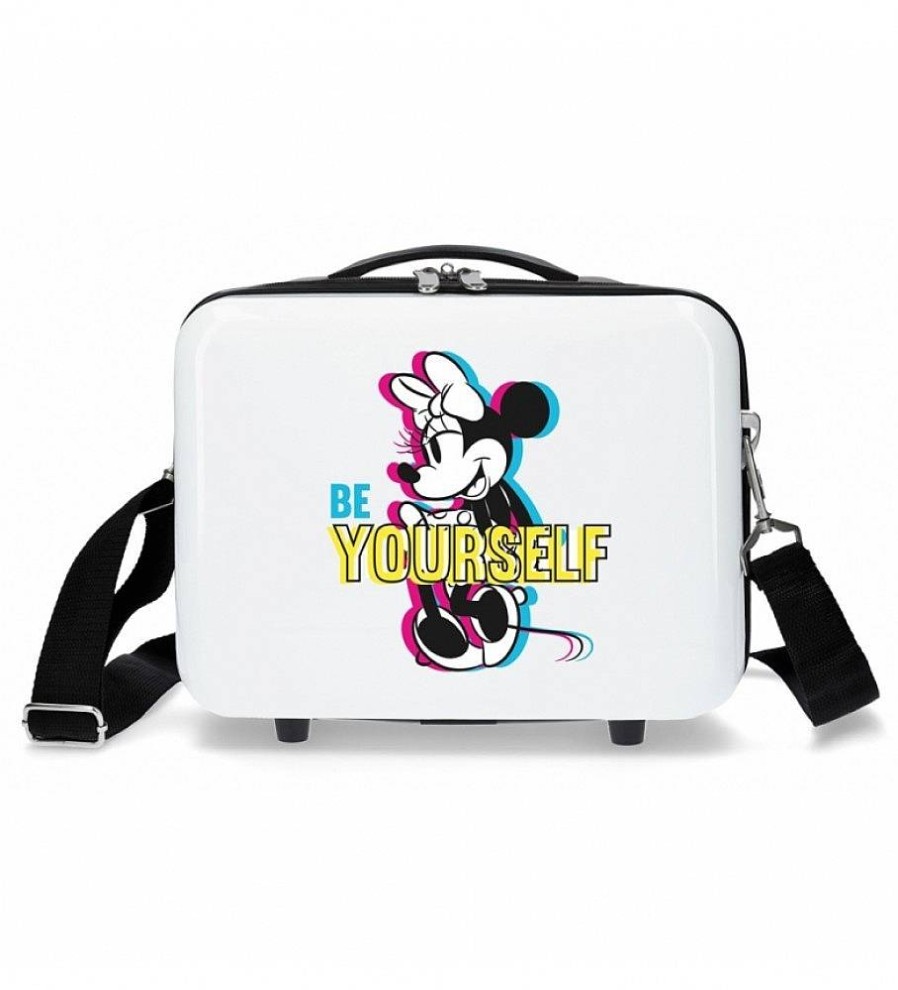 Mujer Joumma Bags Bolsos | Neceser Abs Be Yourself Minnie Blanco -29X21X15Cm-