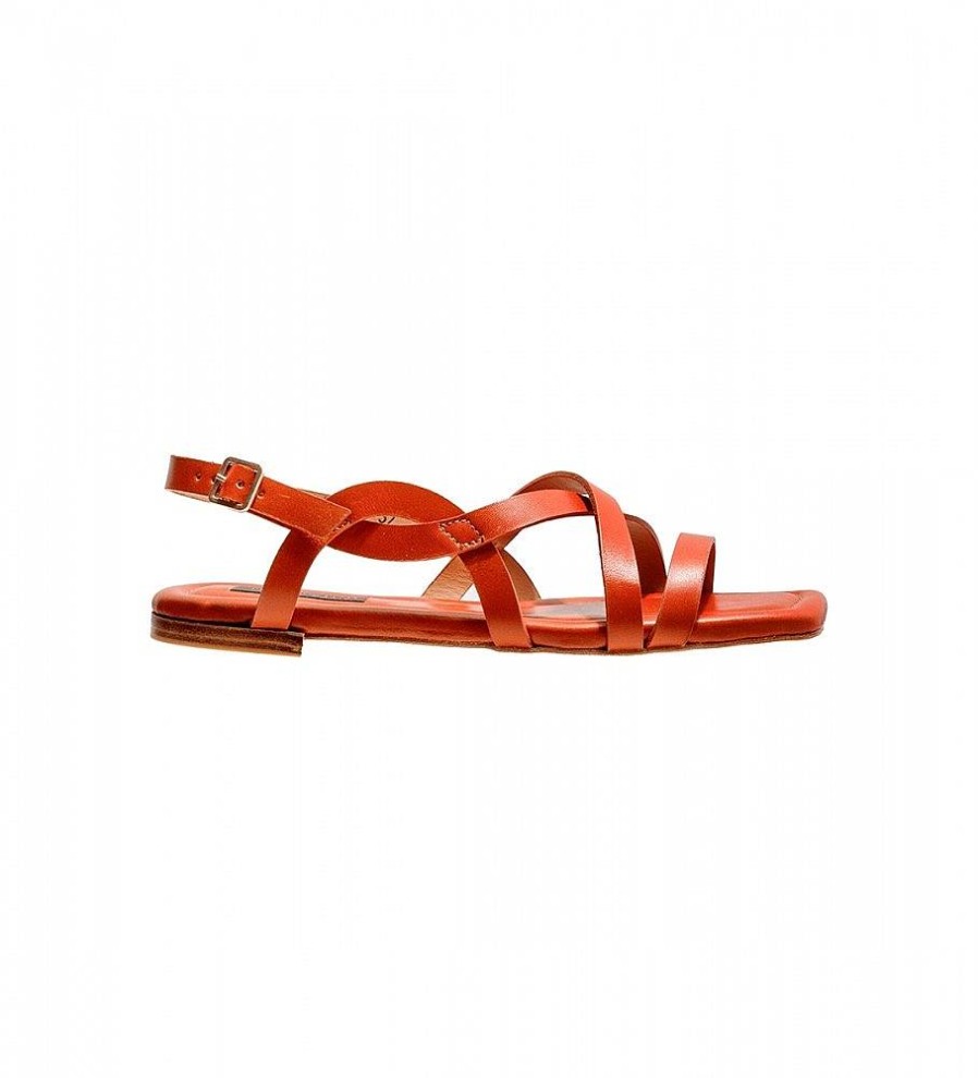 Mujer Neosens Sandalias | Sandalias De Piel S3361 Mistela Marron