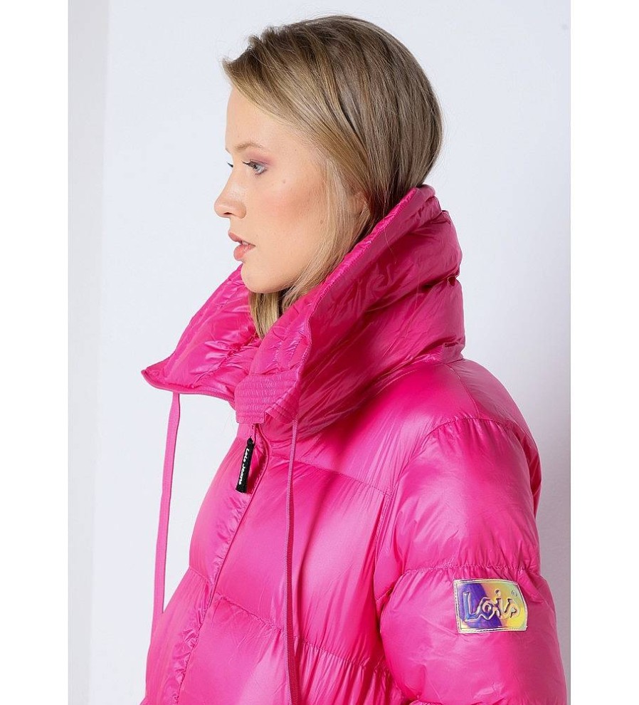 Mujer Lois Chaquetas Y Abrigos | Abrigo Acolchado Puffer Rosa