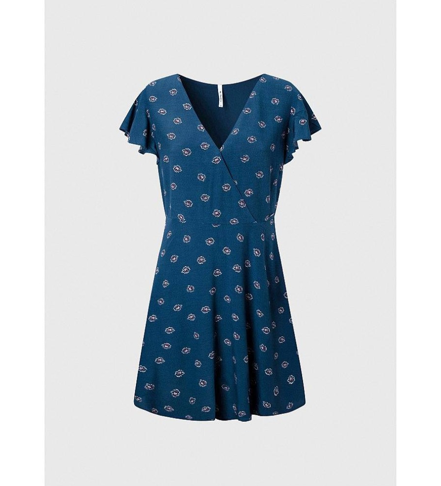 Mujer Pepe Jeans Vestidos | Vestido Becca Azul