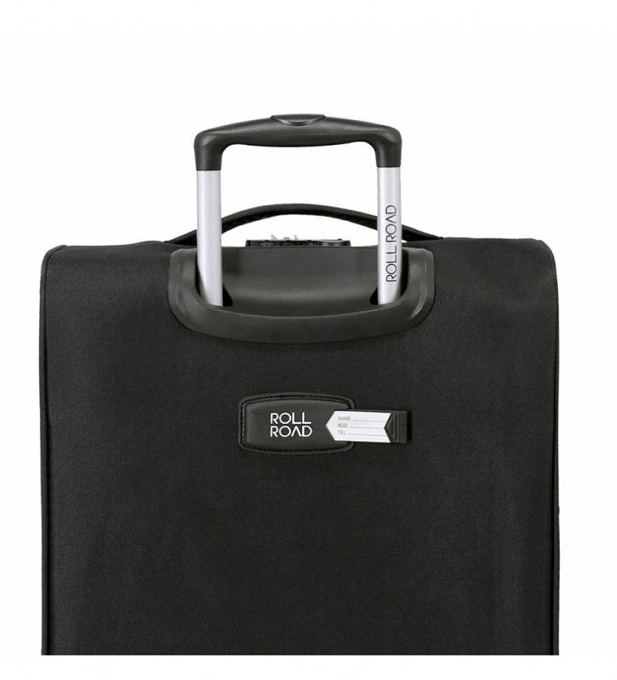 Mujer Roll Road Viaje | Maleta De Cabina Roll Road Royce 55Cm Negra -40X55X20Cm-