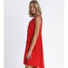 Mujer Admas Vestidos | Vestido White Paisley Rojo