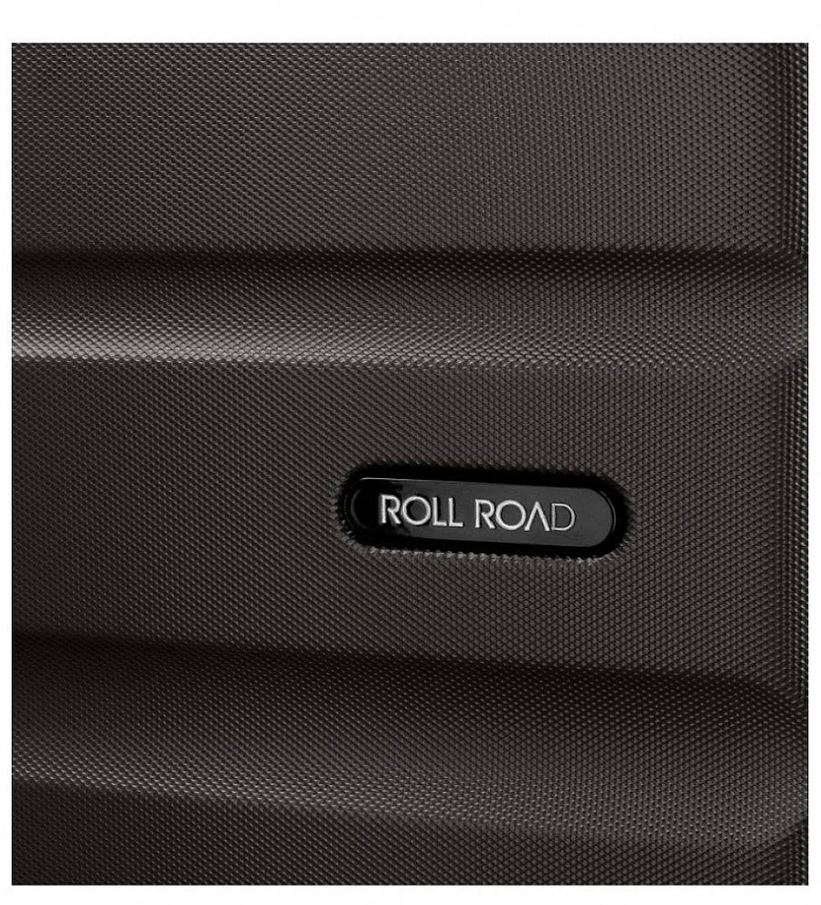 Mujer Roll Road Viaje | Juego De Maletas Rigidas 55-65-75Cm Roll Road Flex Negro