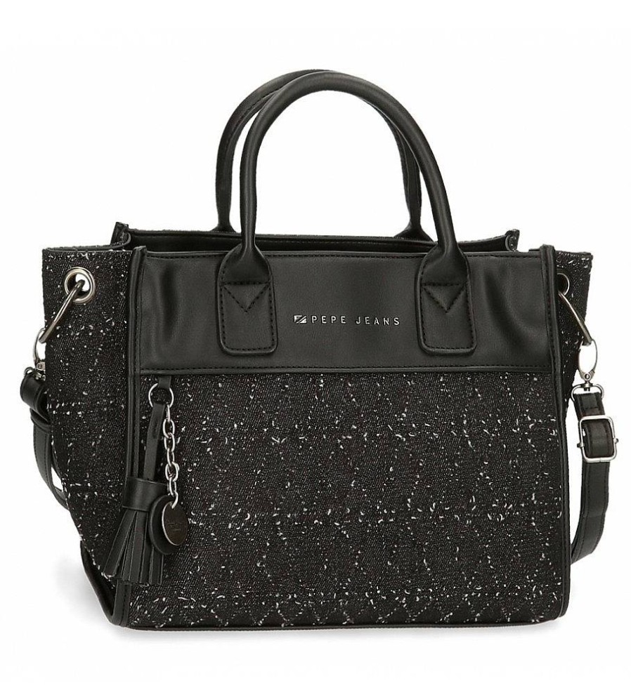 Mujer Pepe Jeans Bolsos | Bolso Bandolera Daila Negro