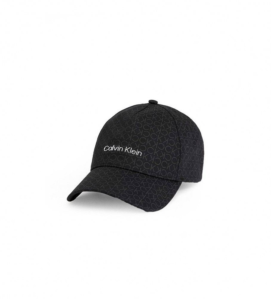 Mujer Calvin Klein Gorras Y Gorros | Gorra Monograma Negro