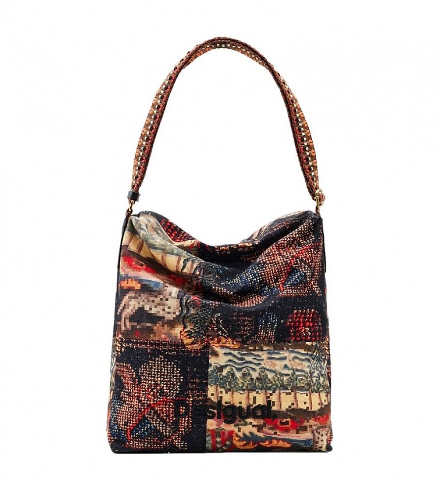 Mujer Desigual Bolsos | Bolso Tapestry Estrasburgo Multicolor