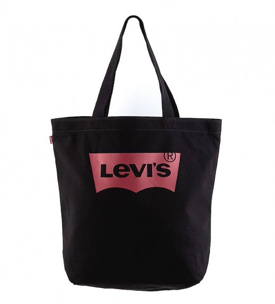 Mujer Levi's Bolsos | Bolsa Tote Batwing Negro -30X14X39Cm-