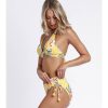 Mujer Admas Moda Bano | Bikini Halter Yellow Garden Amarillo