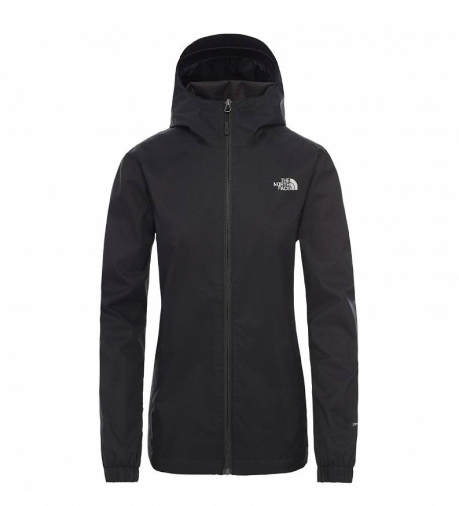 Mujer The North Face Chaquetas Y Abrigos | Chaqueta Cortavientos Quest Negro / Dryvent /