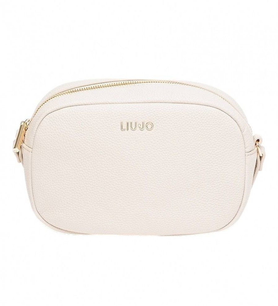 Mujer Liu Jo Bolsos | Bandolera Ecosostenible Beige -22X7X14 Cm-