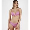 Mujer Admas Moda Bano | Bikini Push Up Bright Rosa