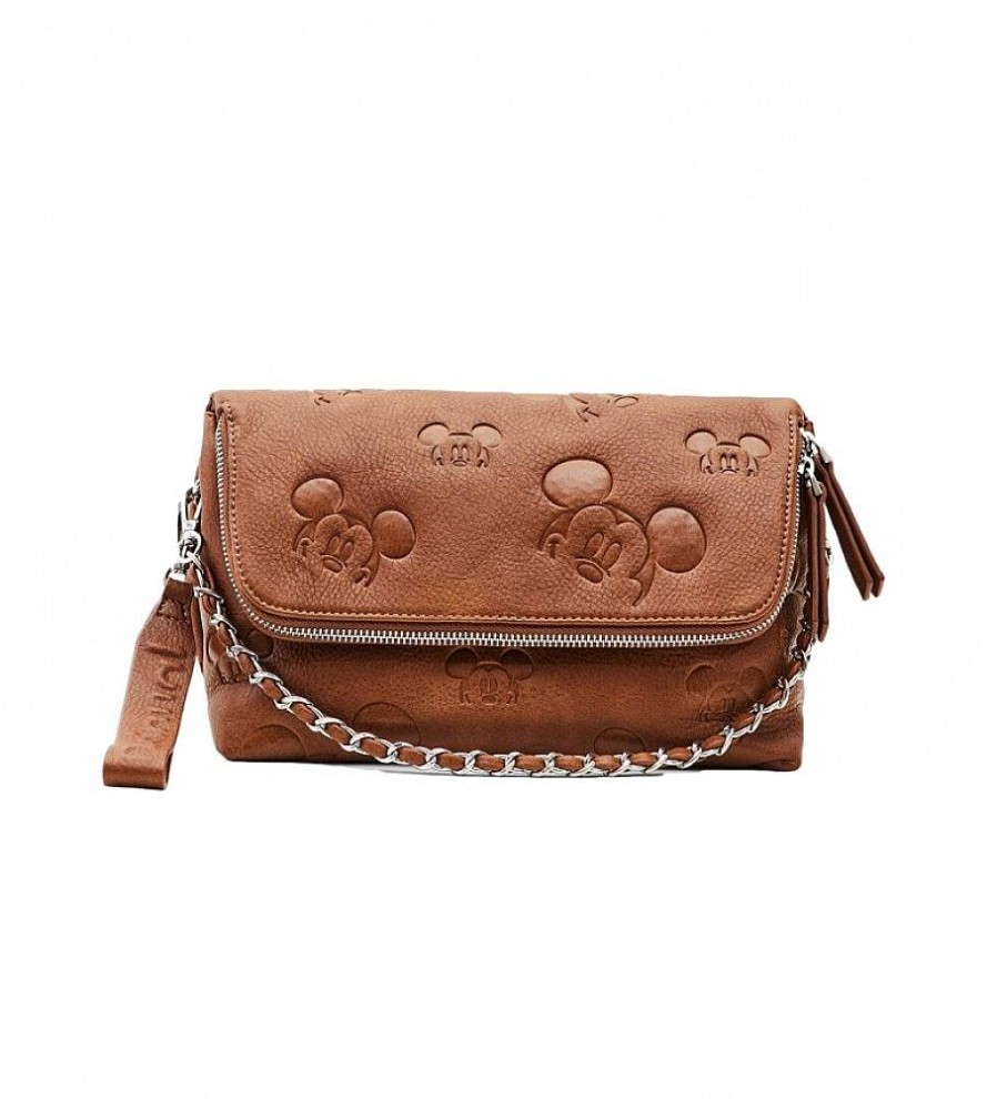 Mujer Desigual Bolsos | Bolso All Mickey Venecia Marron