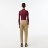 Mujer Lacoste Pantalones | Pantalon Deporte Jogger Mezcla Marron