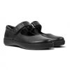 Mujer Camper Zapatos | Bailarinas De Piel Spiral Comet Negro