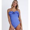 Mujer Admas Moda Bano | Banador Copa Blue Riviera Azul