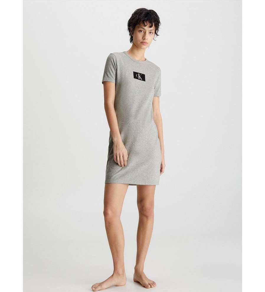 Mujer Calvin Klein Vestidos | Vestido Night Gris