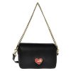 Mujer Love Moschino Bolsos | Bolso Cadena Metalica Negro