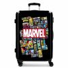 Mujer Disney Viaje | Maleta Mediana Comic Marvel Rigida 68Cm Negro