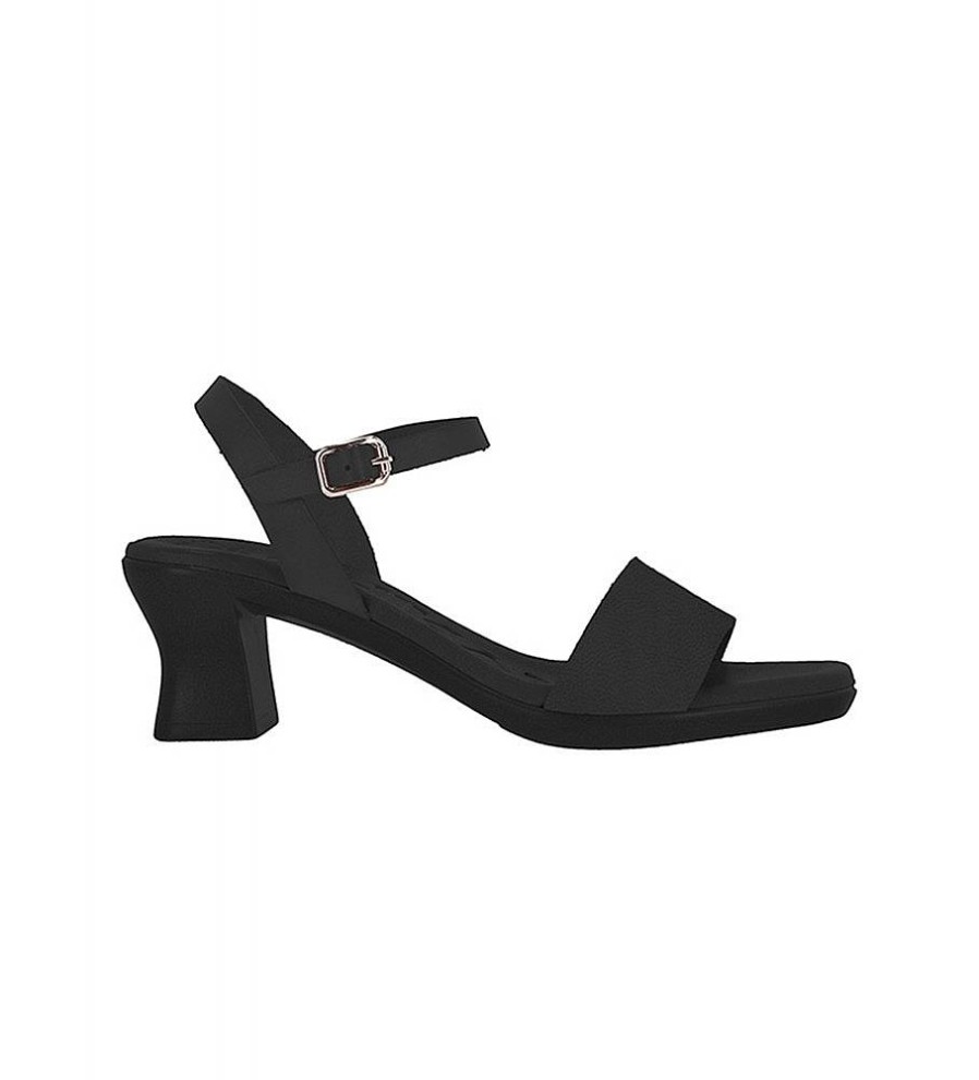 Mujer Chika10 Sandalias | Sandalias De Piel Artemisa 04 Negro