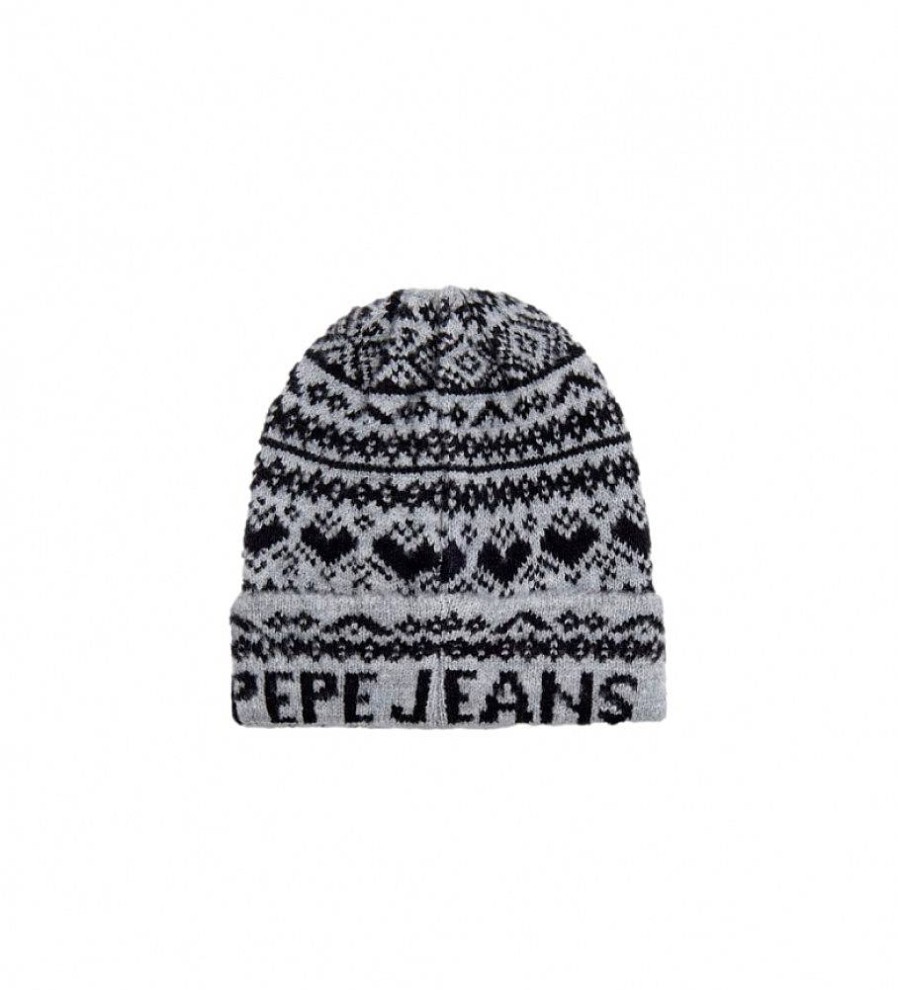 Mujer Pepe Jeans Gorras Y Gorros | Gorro Therese Gris