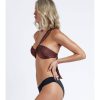 Mujer Admas Moda Bano | Bikini Bandeau Night Summer Cobre