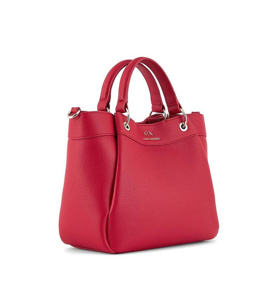 Mujer Armani Exchange Bolsos | Bolso Shopper Rojo