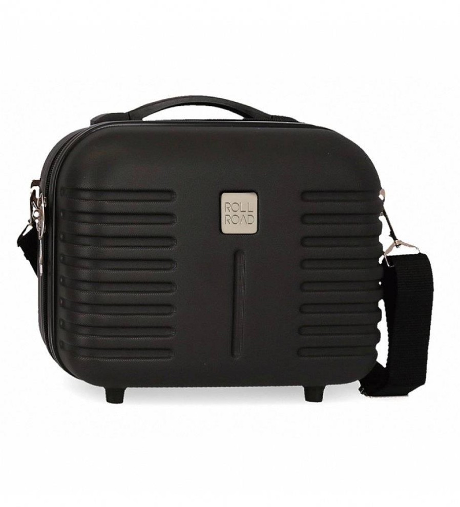 Mujer Roll Road Viaje | Neceser Abs Roll Road India Adaptable Negro -29X21X15Cm-