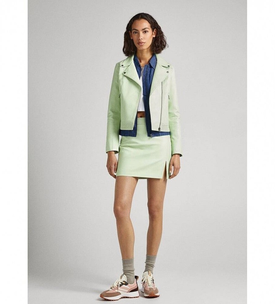 Mujer Pepe Jeans Chaquetas Y Abrigos | Cazadora Masie Verde