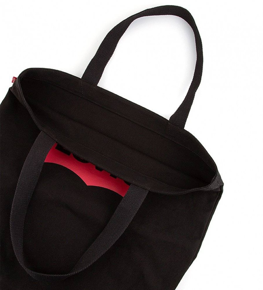 Mujer Levi's Bolsos | Bolsa Tote Batwing Negro -30X14X39Cm-