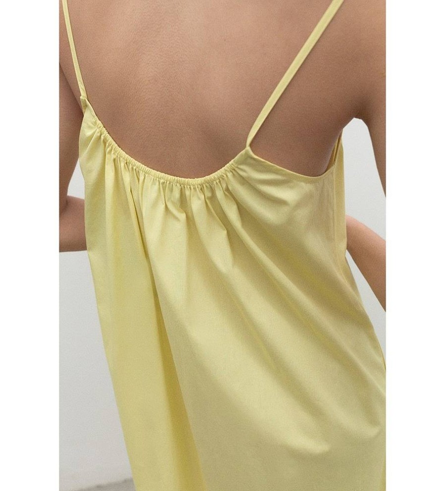 Mujer ECOALF Vestidos | Vestido Perlaalf Amarillo