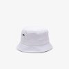 Mujer Lacoste Gorras Y Gorros | Gorro Pescador Blanco