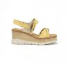 Mujer Dorking by Fluchos Sandalias | Sandalias De Piel Saray D9004 Amarillo -Altura Cuna 8Cm-